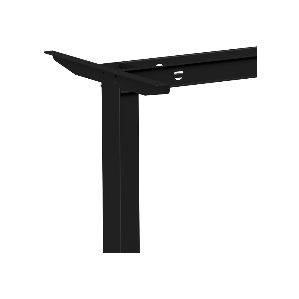 Стол с электроприводом WellDesk Basic 1300x675х18 черный/дуб бардолино натуральный(9191456+9072452) - 4