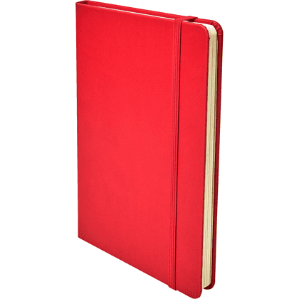 Блокнот "A5-001", А6, 80 листов, на резинке, красный - 2