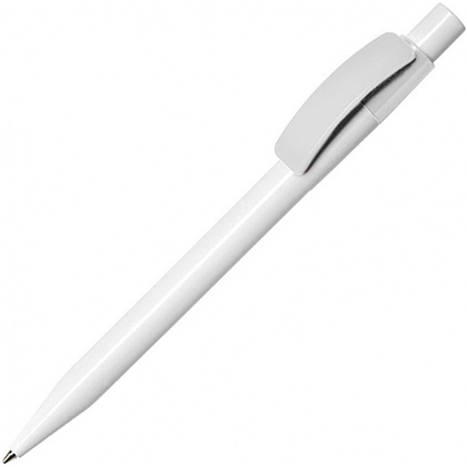 Ручка шариковая автоматическая "Pixel PX B", 1.0 мм, белый, стерж. синий