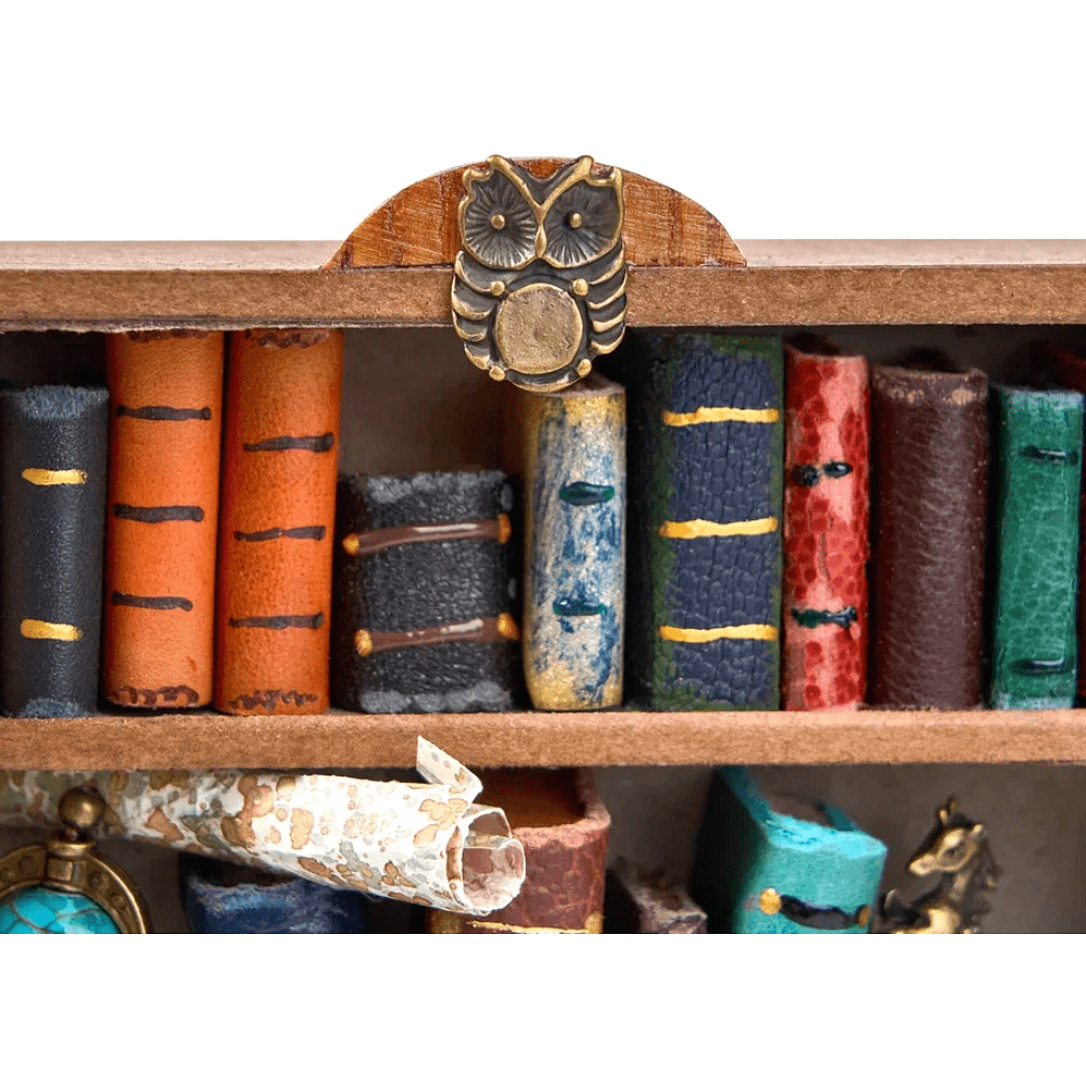 Интерьерная миниатюра "Шкаф с книгами", 17х9х3 мм, ассорти - 4