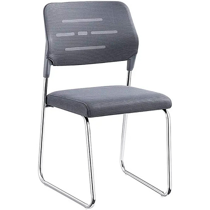 Кресло для посетителей SitUp SKY Chrome сетка, серый