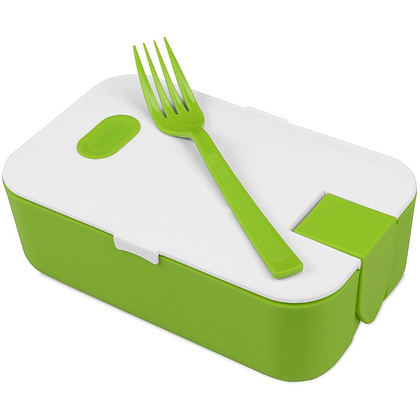 Контейнер для еды "Neo", зеленое яблоко, белый