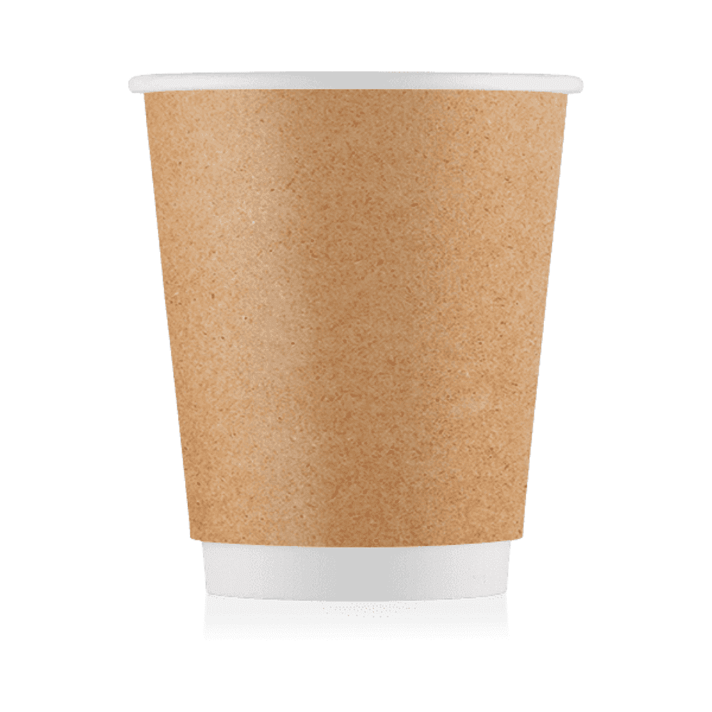 Стакан картонный Ecocups, 20 шт, 250 мл, 2 слоя, крафт