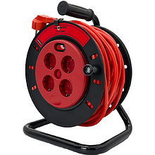 Удлинитель Magnetta PEC25-3G2.5-AC, 25 м, катушка (4 роз., 2,5 мм, 5,5 кВт, защита от перегрузки)