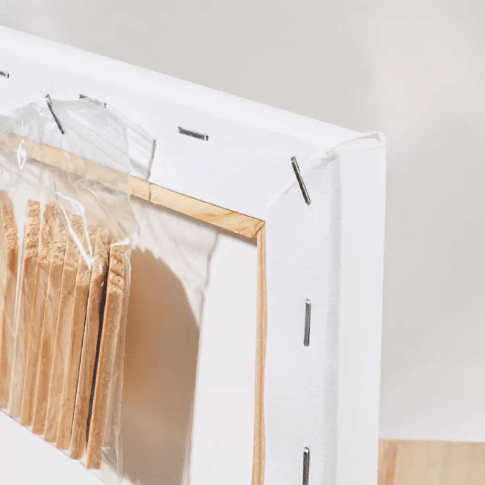 Бумага акварельная на подрамнике "Малевичъ", 20х20 см, хлопок, 300 г/м2, среднее зерно - 7