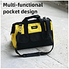 Сумка для инструментов Deli YS EDL430016, 360х180х250 мм, ткань Oxford, черный, желтый - 7