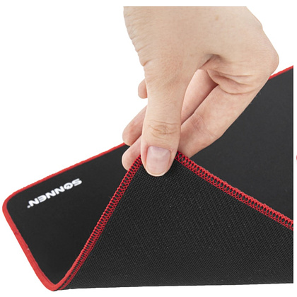 Коврик для мыши "Cyber Outlaw", 400х355х3 мм, ткань, черный - 4