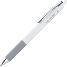 Ручка-роллер "Floatune", 1,0 мм, белый, стерж. синий