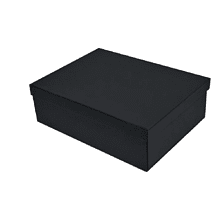 Коробка подарочная картонная, 223х308х95 мм, черный