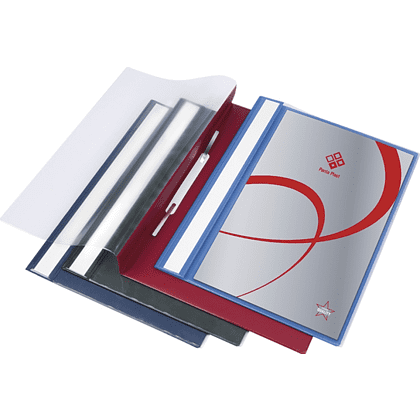 Папка-скоросшиватель "Panta Plast", А4, панорама, темно-синий - 2