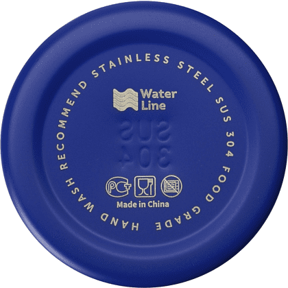 Бутылка для воды "Rely", металл, 650 мл, синий, серебристый - 4