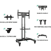 Стойка мобильная под ТВ NB AVA1500-60-1Р, черный - 6