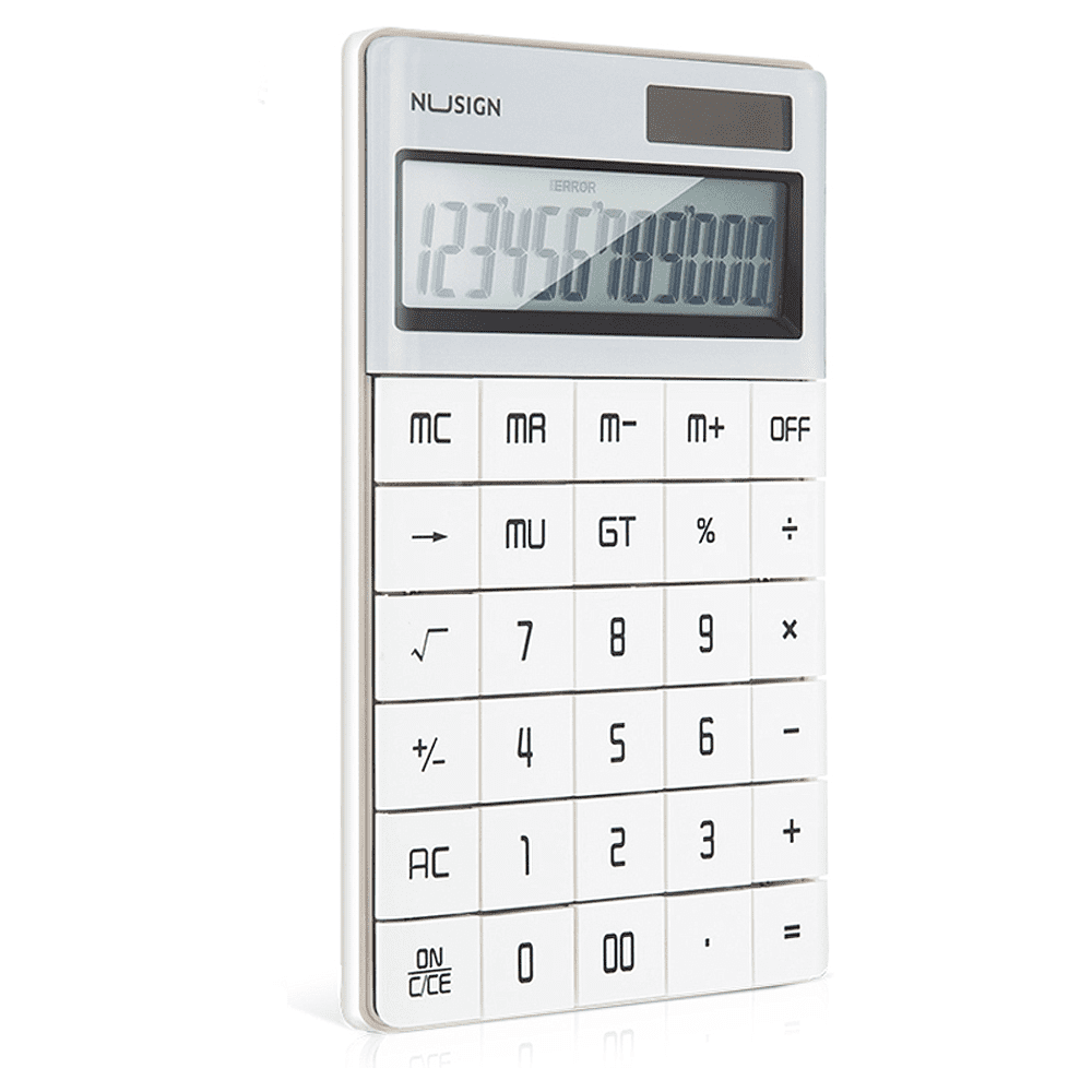 Калькулятор настольный Deli "NS041", 12-разрядный, белый - 2