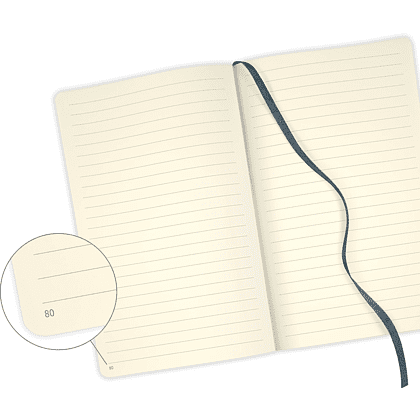 Блокнот "Copper baroqe", А5, 96 листов, черный, срез медный - 4