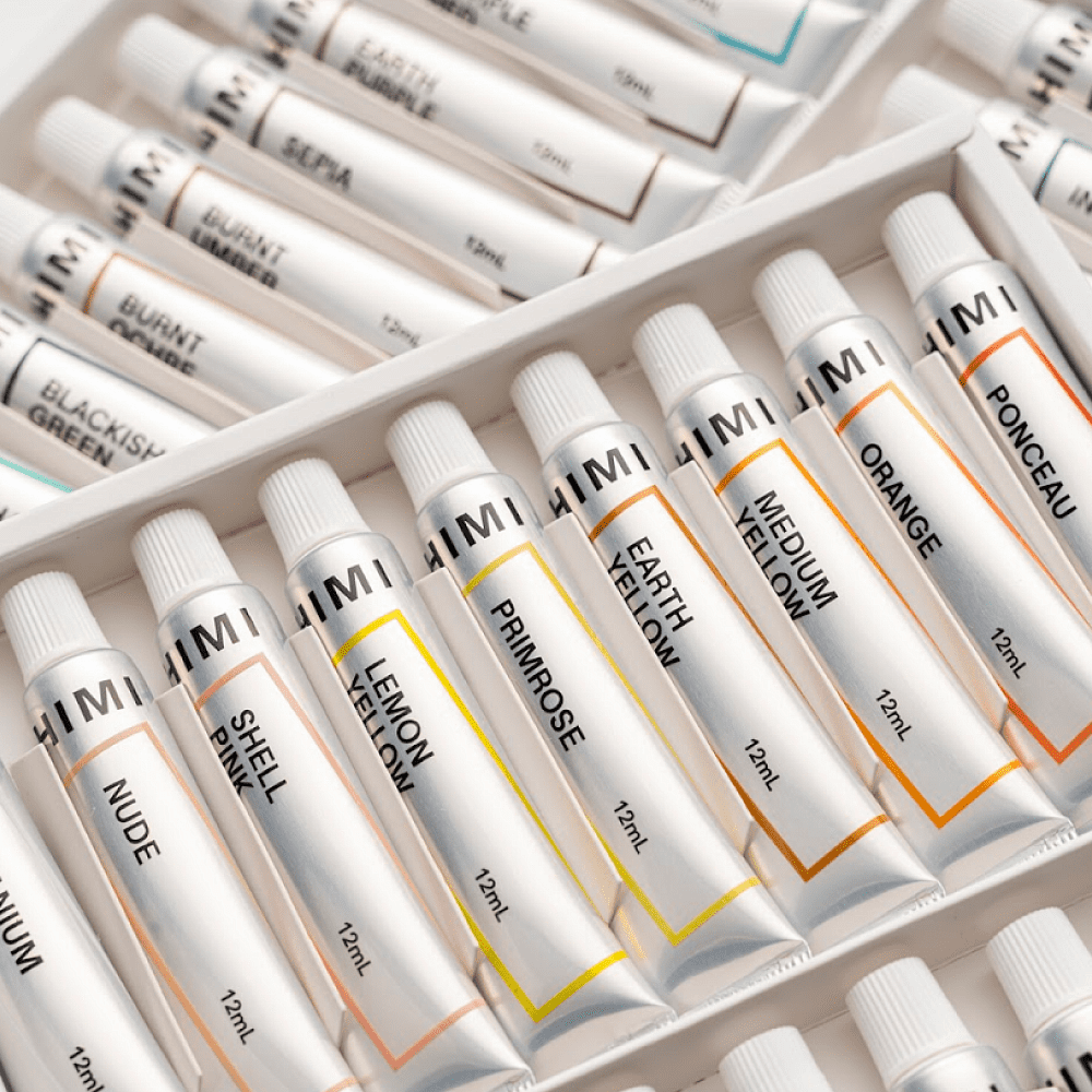 Краски акварельные "Himi Miya", 36 цветов, тубы - 6