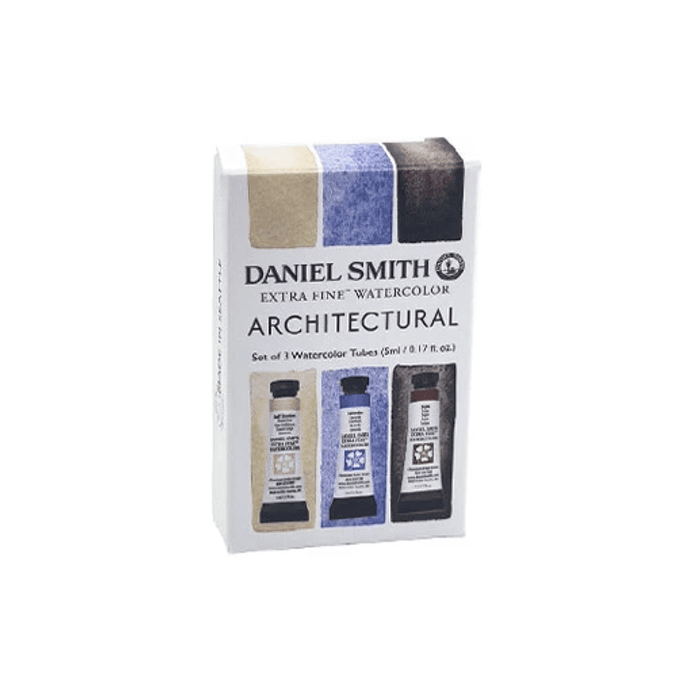 Набор красок акварельных "Daniel Smith. Architectural Set", 3 цвета, 5 мл, тубы