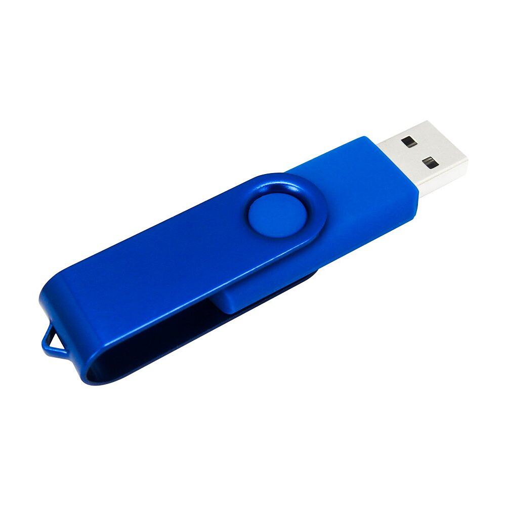USB Flash накопитель 2.0 16 Gb VDF-008 СС, пластик, металл, синий