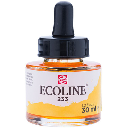 Жидкая акварель "ECOLINE", 233 желтый шартрез, 30 мл