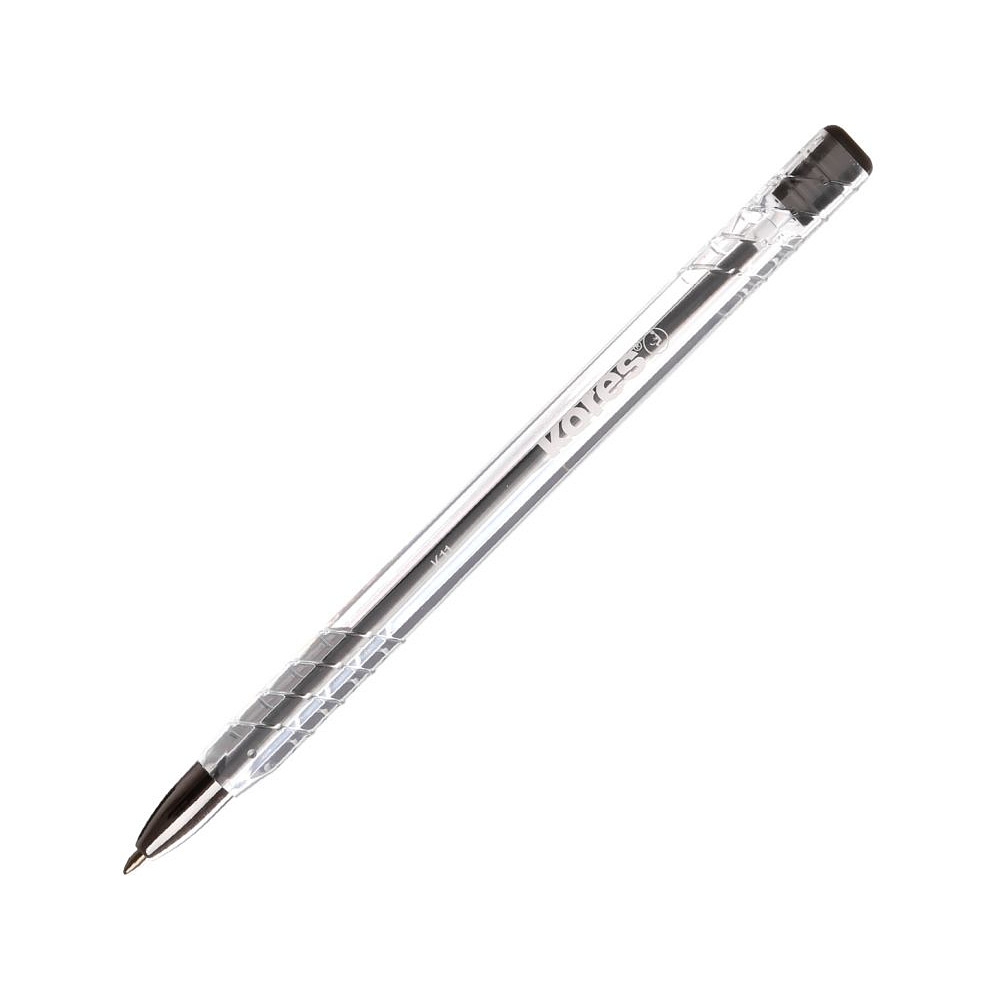 Ручка шариковая "K11", 0.7 мм, прозрачный, стерж. синий - 3