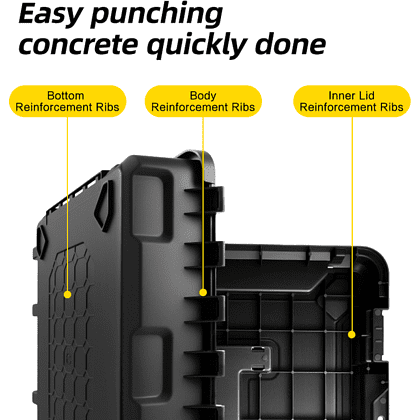 Ящик для инструмента Deli YS EDL432522C, 440х330х160 мм, модульный, пластмасса - 3