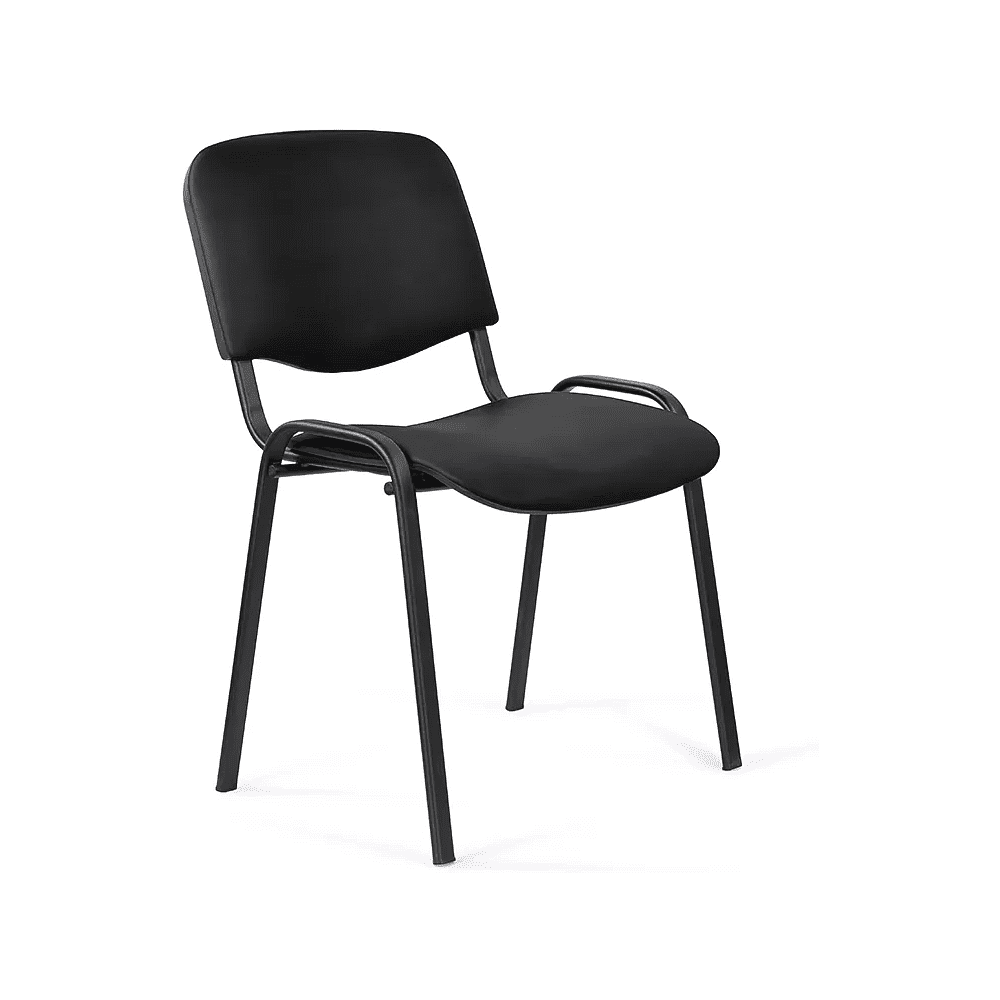 Стул для посетителей ИЗО BLACK, ткань, черный C-11