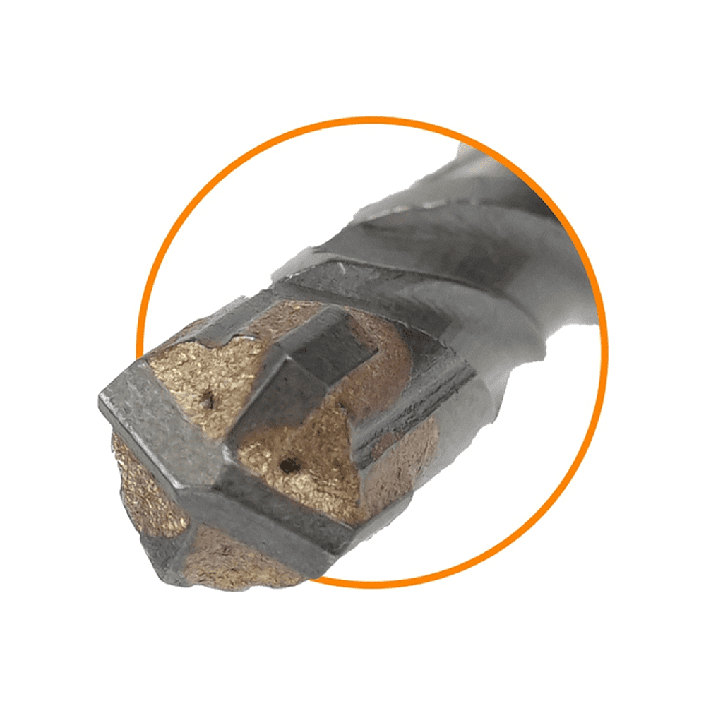 Бур по бетону Deli YS EDH-YCZ16010-E1, 10 x 160 мм, X-Tip, SDS-PLUS - 7