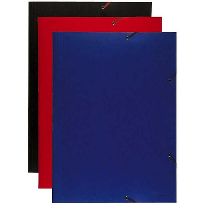 Папка на резинках "Exacompta-A3", A3, 15 мм, картон, ассорти - 4