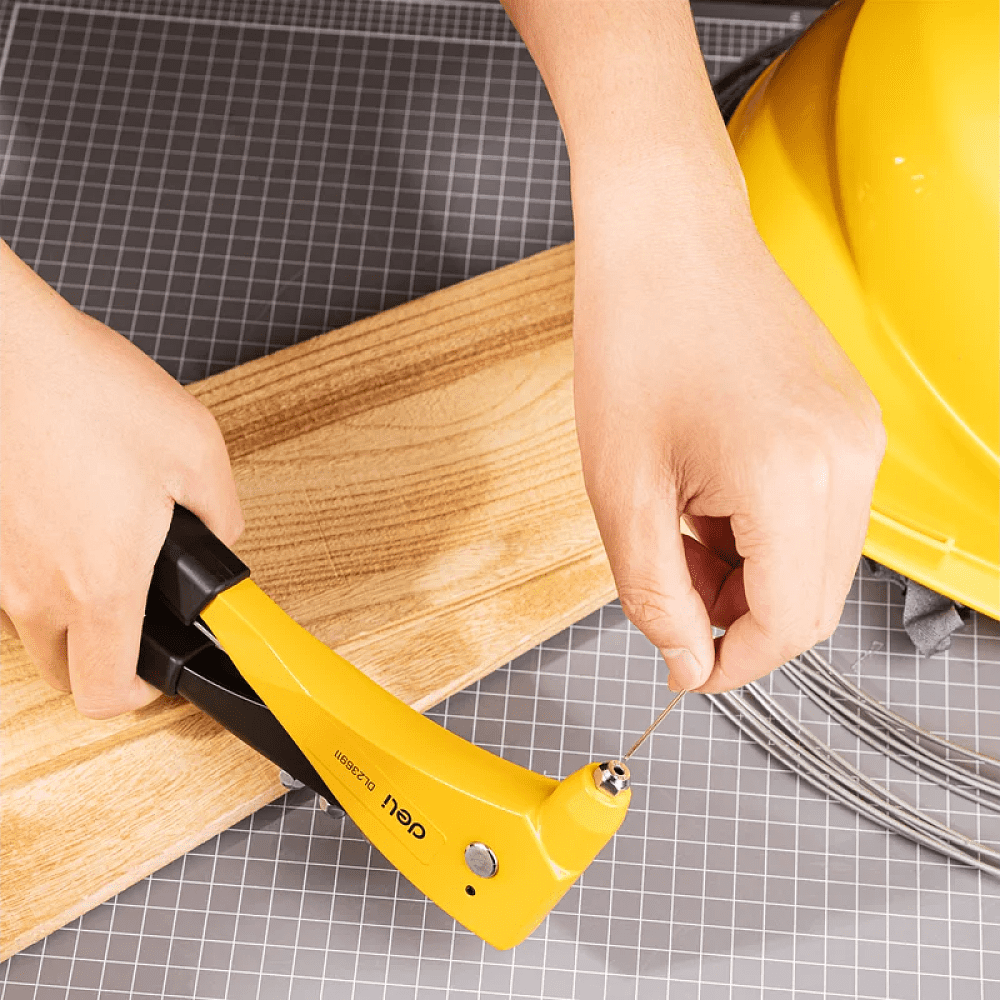 Заклепочник одноручный Deli YS EDL236911, 270 см, 2.4-4.8 мм - 12