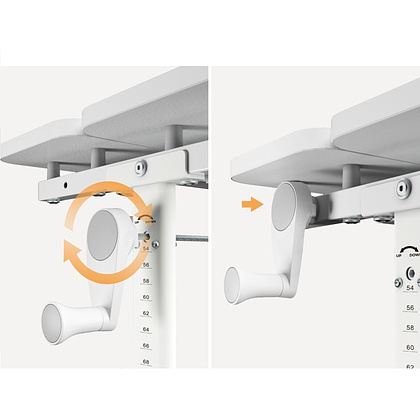 Стол Ergosmart E603 GREY, 1000х600х(540-760) мм - 8