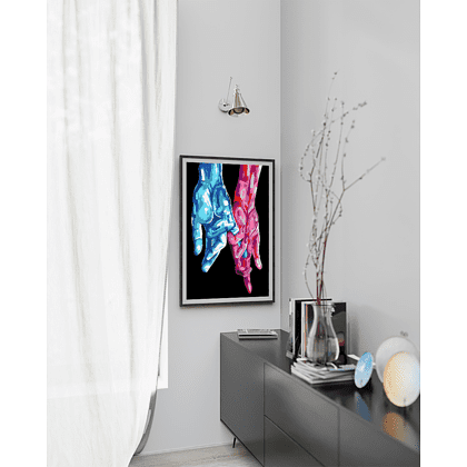 Картина по номерам "Руки" - 3