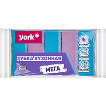 Губка кухонная для мытья посуды York Мега