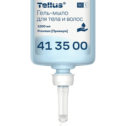 Мыло-гель Tellus Премиум для тела и волос 1 л, SC1 - 4