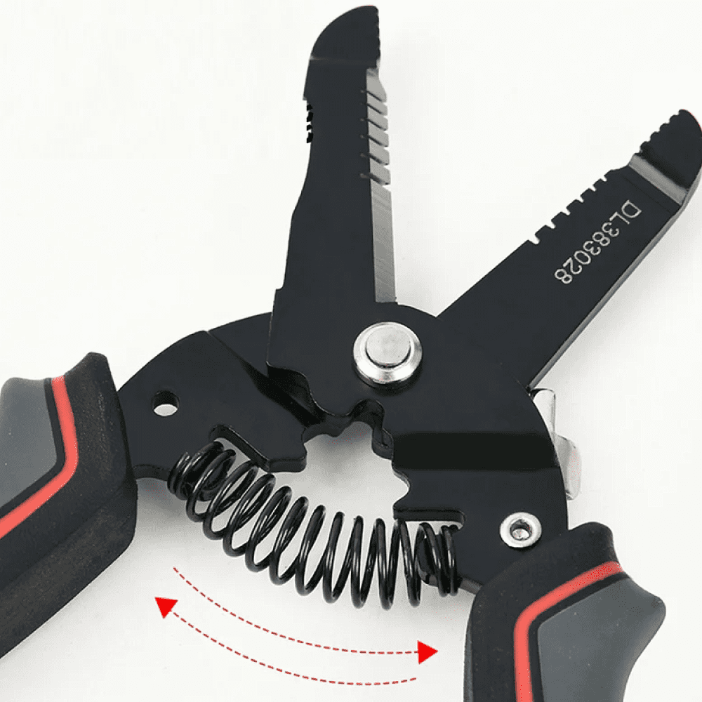 Инструмент для снятия изоляции Deli RS EDL383028, 180 мм, 0.2- 0.8 мм - 9