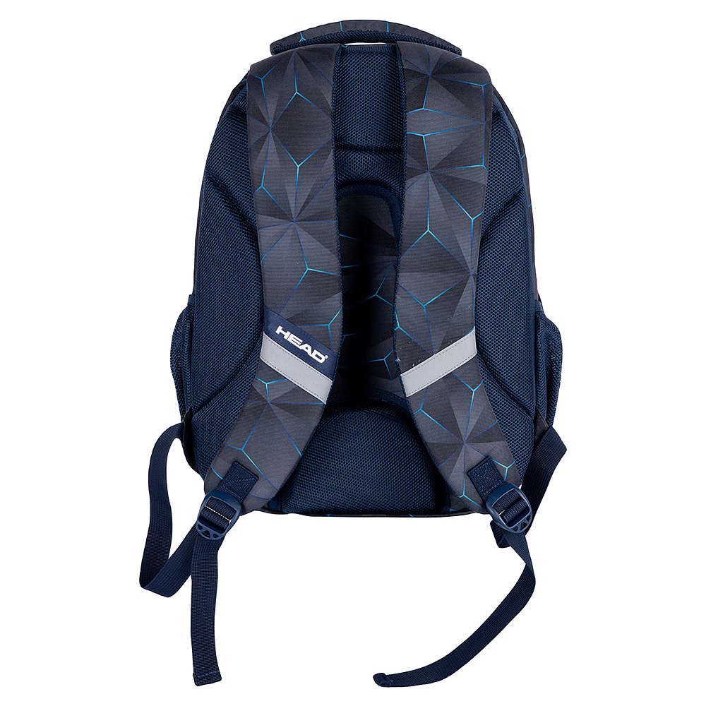 Рюкзак молодежный "Head 3D blue", чёрный - 4