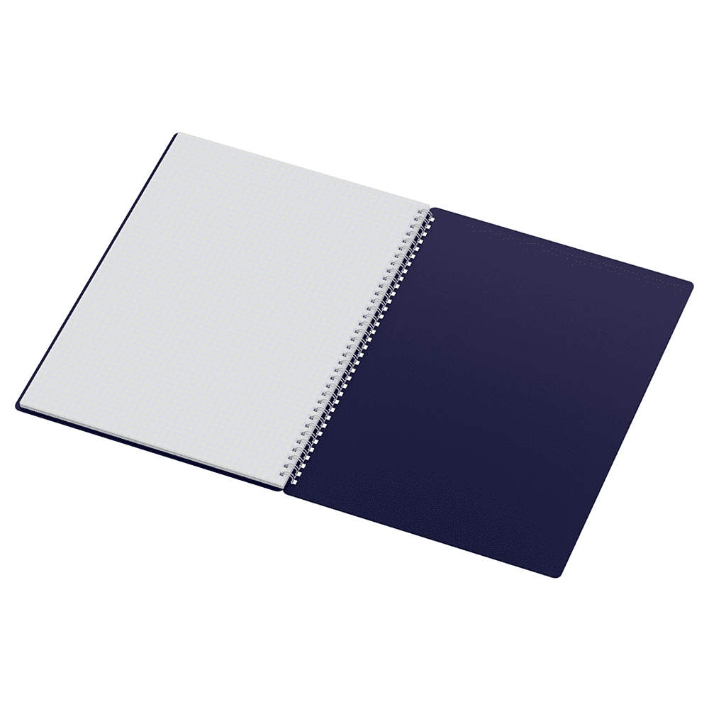 Тетрадь "База", А4, 80 листов, клетка , синий - 5