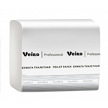 Бумага туалетная листовая "Veiro Professional Comfort"