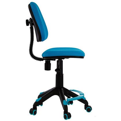 Кресло для детей Бюрократ "KD-4-F", ткань, пластик, голубой - 5
