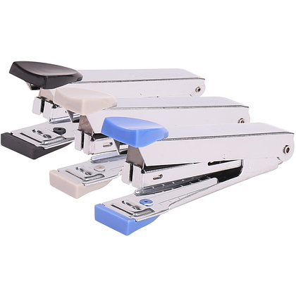 Скобосшиватель "Deli Start 0224", 15 листов,  ассорти