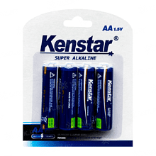 Батарейки алкалиновые "KenStar LR6/BL-4", 4 шт, щелочные