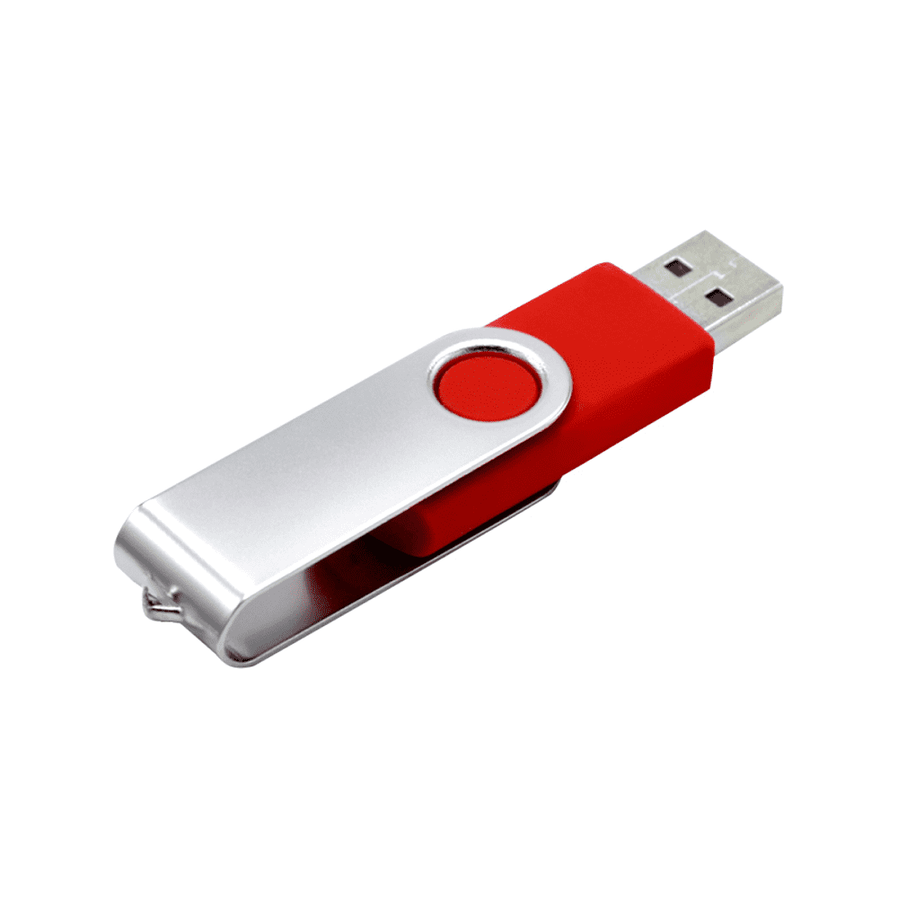 USB Flash 2.0 16 Gb VDF-008, пластик, метал, красный   - 2