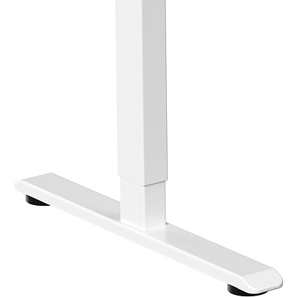 Стол с электроприводом WellDesk Prime 1300x675х18 белый/акация лэйкленд (9191462+9072453) - 9