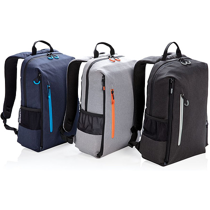 Рюкзак для ноутбука Xindao "Lima", серый, оранжевый - 6