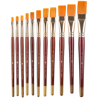 Кисть "Decola", синтетика, плоская, №7 - 3