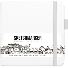Скетчбук "Sketchmarker", 12x12 см