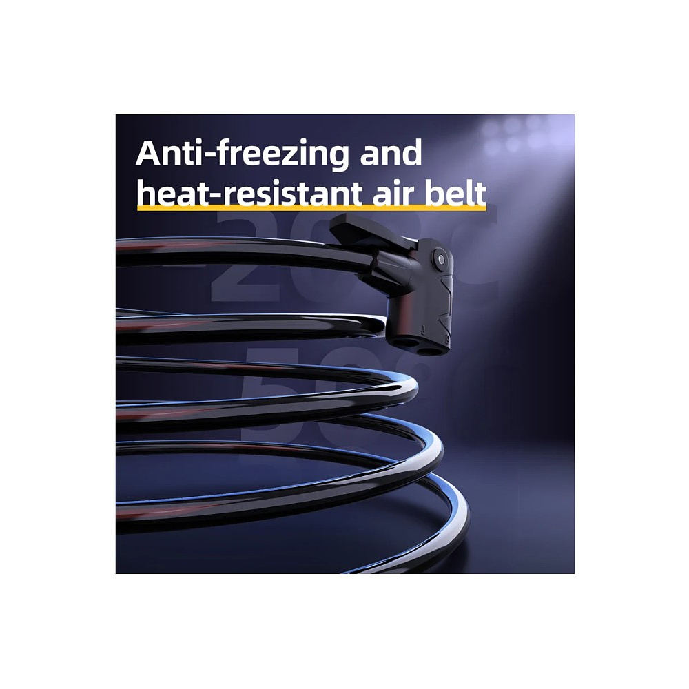 Насос велосипедный ножной Deli YS EDL880003, 9.6 bar/140 PSI - 4