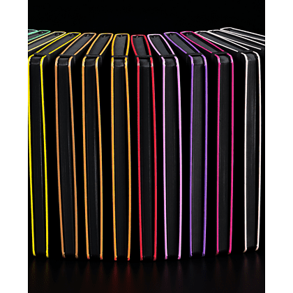 Блокнот "Black laser red", А5, 96 листов, черный, срез красный - 5