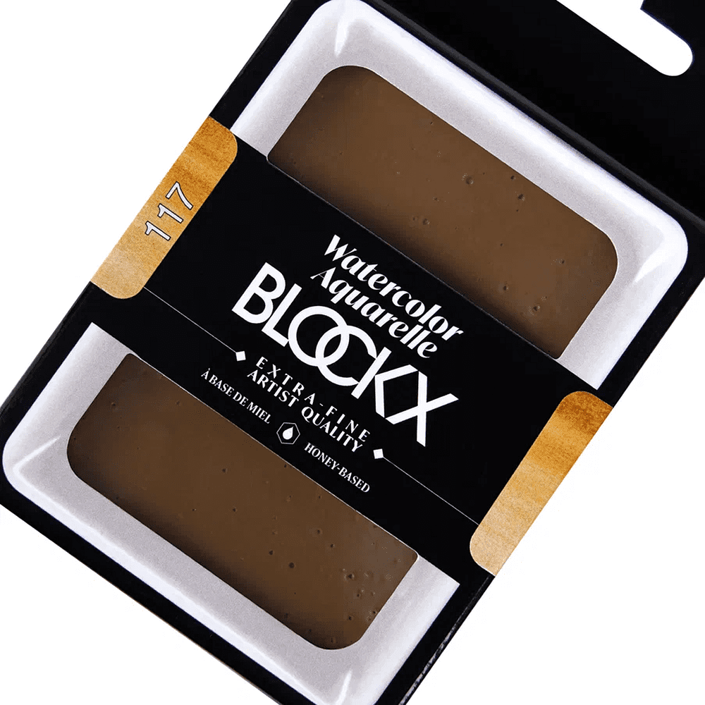 Краски акварельные "Blockx. Giant pan", 117 итальянская земля, 18 мл., кювета - 3
