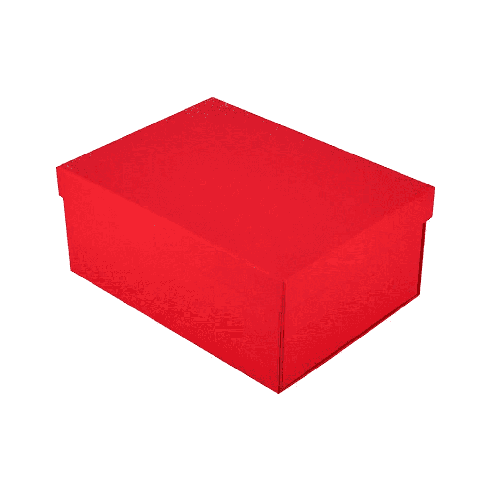 Коробка картонная, 220х160х95 мм, красный