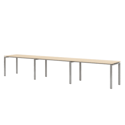 Коллекция Титан Бенч-система на 3 рабочих места ТН314ТР-3х1+ТН314К-22, 4200х700х742