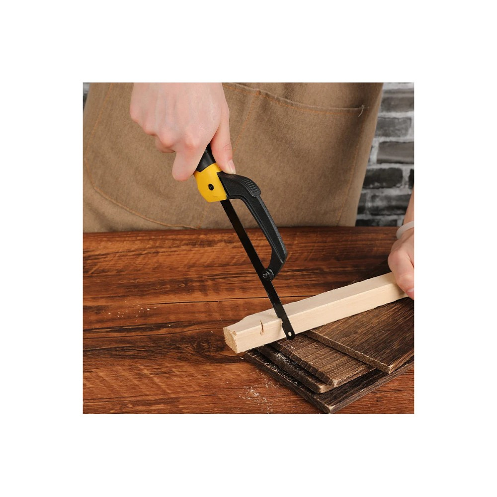 Ножовка-ручка по металлу Deli YS EDL353112, 250 мм, желтый, черный - 4